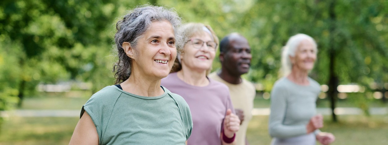 Teilnehmer einer Gesundheitsinitiative